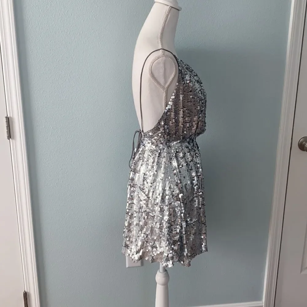 NWT Free People Bali Shimmerfest Mini Dress Size S